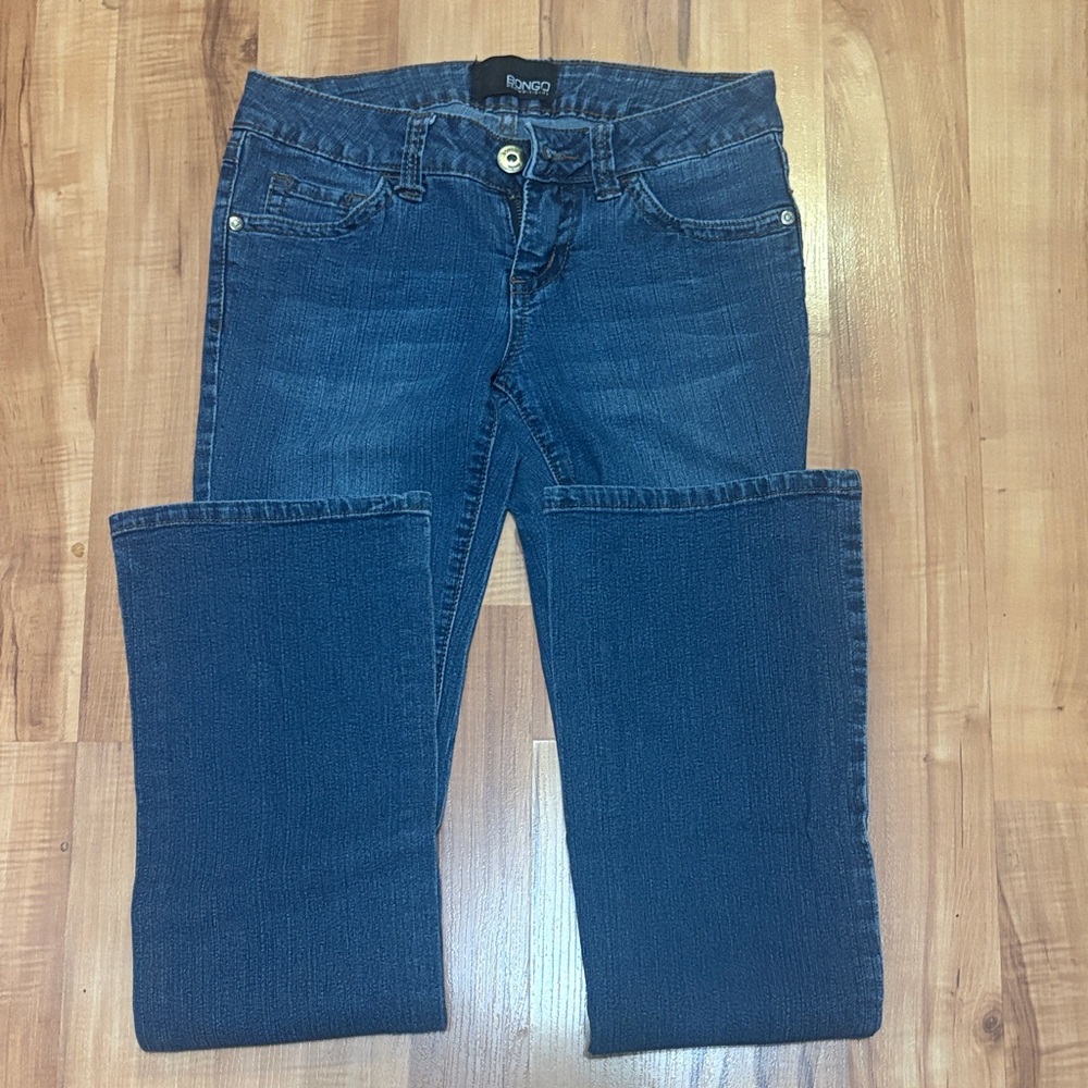 BONGO Dark Blue Women's Straight Leg Jeans